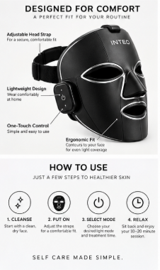 INTEO Radiance Pro LED Therapy Mask by Luminate Skin Lab